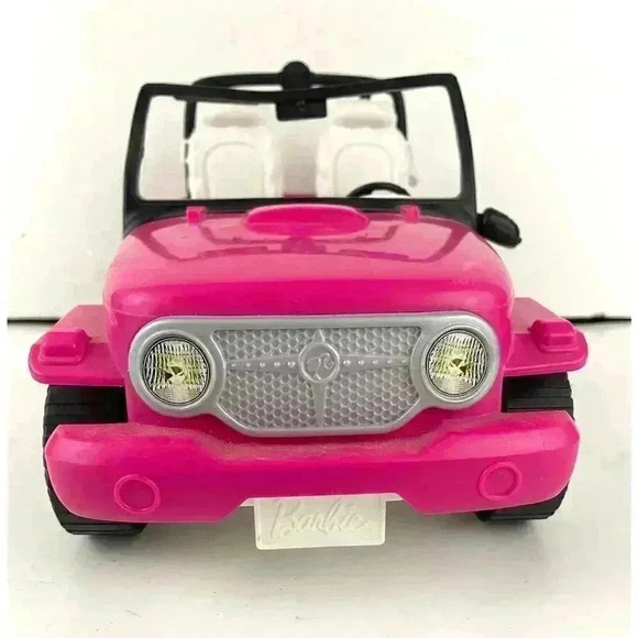 Barbie Doll Pink Jeep Car 2012 Beach Party Vehicle Y6856 - Picture 2 of 16